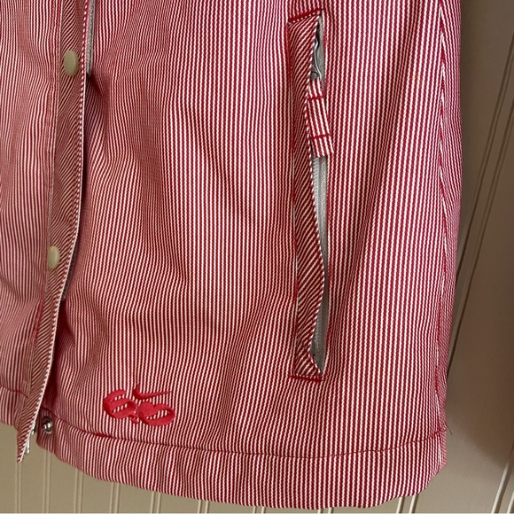 Nike 6.0 Red & White Striped Snowboard Winter Jacket Women’s Size Small - Picture 3 of 10